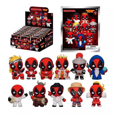 Bolsa sorpresa figura Deadpool Marvel 5cm surtido